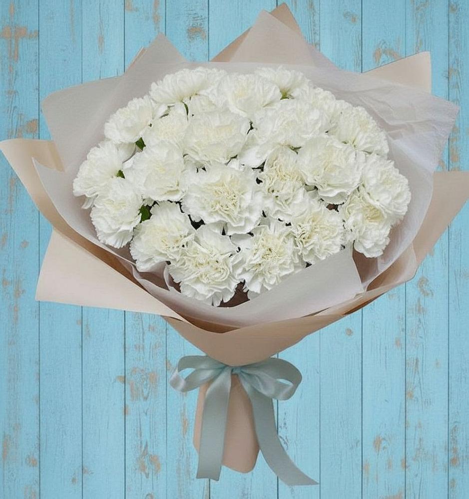 Букет цветов из: Гвоздики в Чулыме