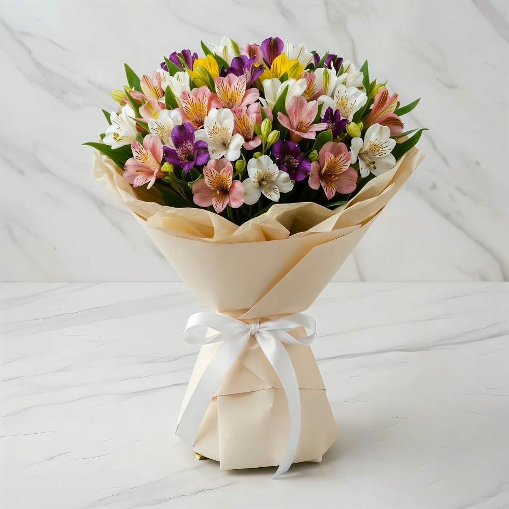 Букет цветов из: Альстромерии в Чулыме