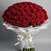 Букет 101 Красная роза Блэк Мэджик в Чулыме