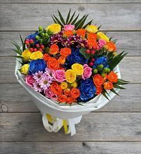 Букет цветов из:  Розы и Хризантемы в Чулыме