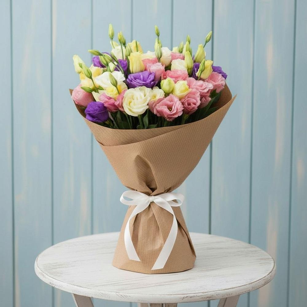 Букет цветов из: Лизиантусы в Чулыме