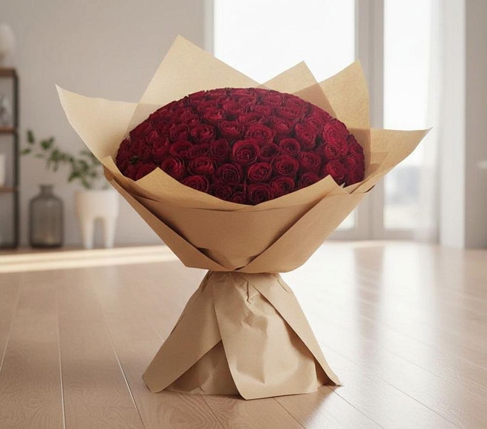 Букет 101 Красная роза в Чулыме