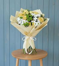 Букет цветов из:  Хризантемы и Розы #REPLACE_PRED# Чулыме