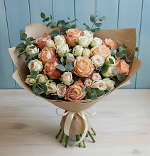 Букет цветов из:  Альстромерии и Розы #REPLACE_PRED# Чулыме